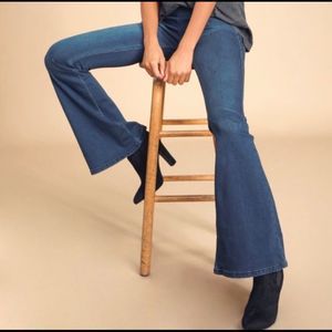 FREE PEOPLE FP PENNY PULL ON FLARE JEANS 29 NWT